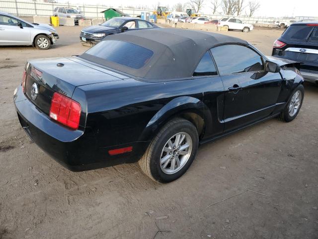 1ZVHT84N285189129 - 2008 FORD MUSTANG BLACK photo 3