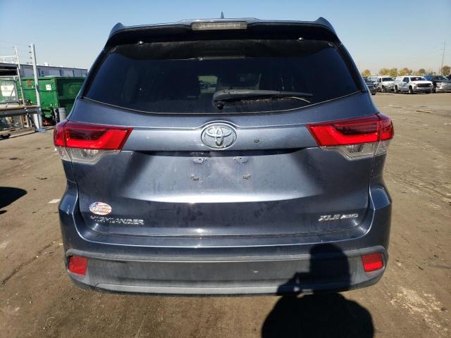 5TDJZRFH2KS968807 - 2019 TOYOTA HIGHLANDER SE BLUE photo 6