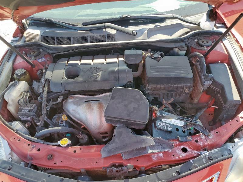 4T1BF3EK8AU101523 - 2010 TOYOTA CAMRY BASE RED photo 11