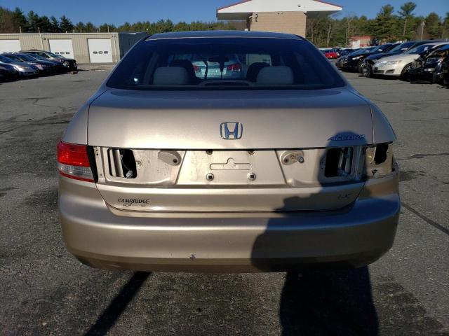 1HGCM56334A077057 - 2004 HONDA ACCORD LX TAN photo 6