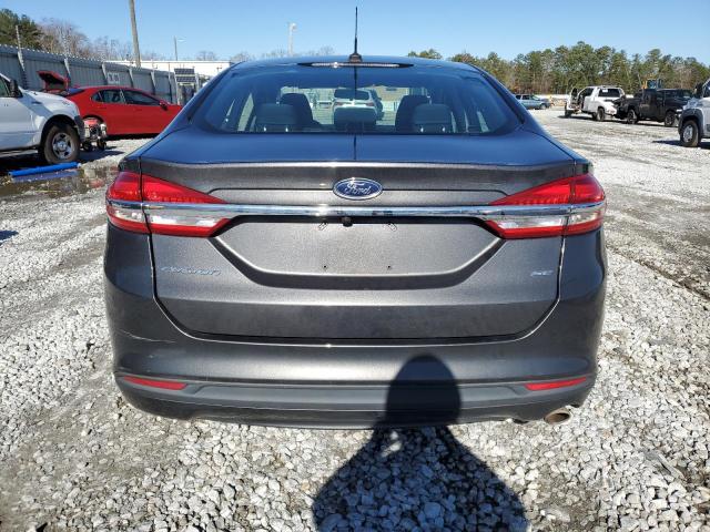 3FA6P0H73JR129378 - 2018 FORD FUSION SE GRAY photo 6