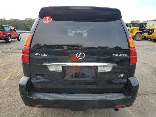 JTJBT20X460104053 - 2006 LEXUS GX 470 BLACK photo 6