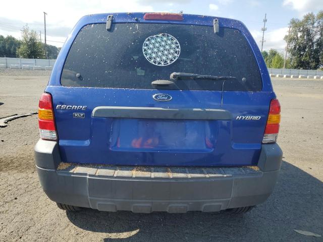 1FMCU95H36KC63791 - 2006 FORD ESCAPE HEV Mavi foto 6