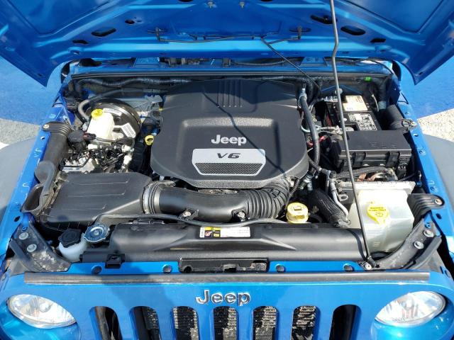 1C4BJWKG7GL293567 - 2016 JEEP WRANGLER U SPORT Mavi fotoğraf 12