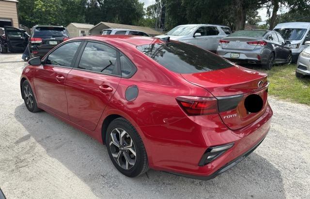 3KPF24AD2KE058831 - 2019 KIA FORTE FE RED photo 3