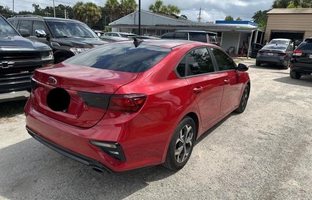 3KPF24AD2KE058831 - 2019 KIA FORTE FE RED photo 4