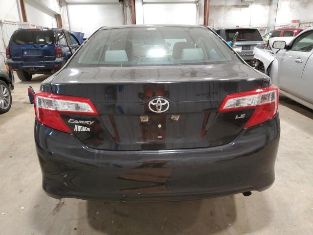 4T4BF1FK7CR267348 - 2012 TOYOTA CAMRY BASE BLACK photo 6