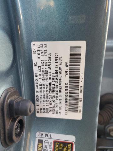 5J6RM4H52EL060607 - 2014 HONDA CR-V EX BLUE photo 13