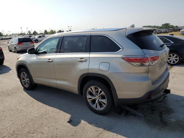 5TDJKRFH4FS122639 - 2015 TOYOTA HIGHLANDER XLE SILVER photo 2