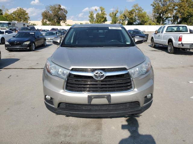 5TDJKRFH4FS122639 - 2015 TOYOTA HIGHLANDER XLE SILVER photo 5
