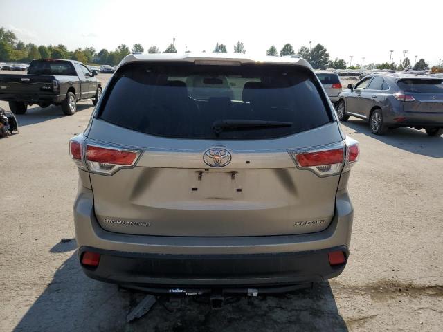5TDJKRFH4FS122639 - 2015 TOYOTA HIGHLANDER XLE SILVER photo 6
