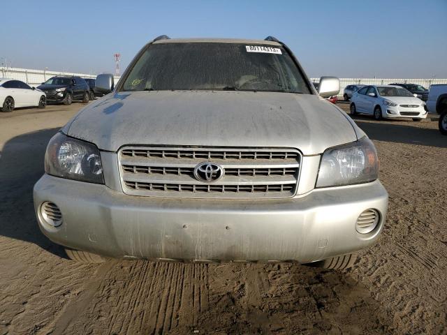 JTEGF21A810015648 - 2001 TOYOTA HIGHLANDER SILVER photo 5