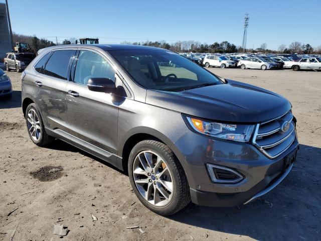 2FMPK4K89HBB54506 - 2017 FORD EDGE TITANIUM CHARCOAL photo 4