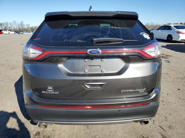 2FMPK4K89HBB54506 - 2017 FORD EDGE TITANIUM CHARCOAL photo 6