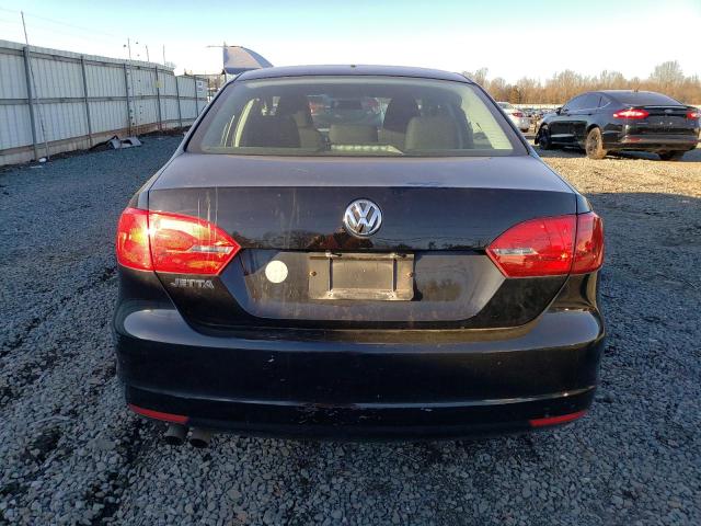 3VW2K7AJ6DM281241 - 2013 VOLKSWAGEN JETTA BASE BLACK photo 6