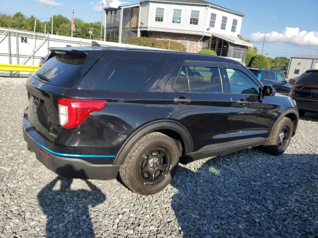 1FM5K8AW1MNA04581 - 2021 FORD EXPLORER POLICE INTERCEPTOR BLACK photo 3