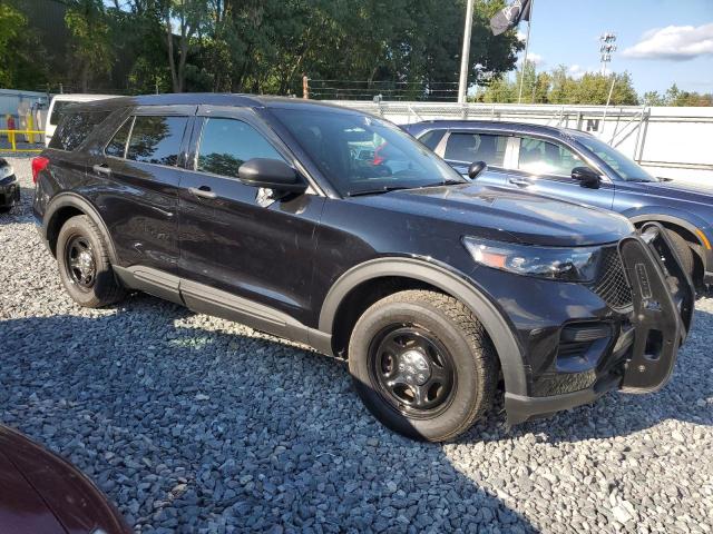 1FM5K8AW1MNA04581 - 2021 FORD EXPLORER POLICE INTERCEPTOR BLACK photo 4