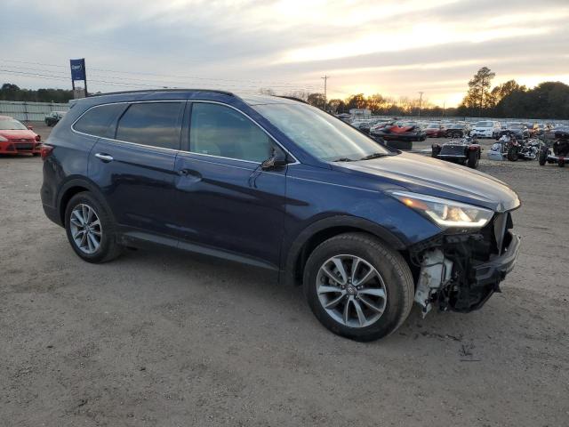 KM8SM4HF0JU259641 - 2018 HYUNDAI SANTA FE SE BLUE photo 4