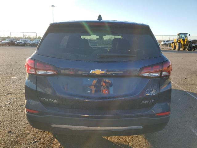 3GNAXUEV8NL240071 - 2022 CHEVROLET EQUINOX LT BLUE photo 6