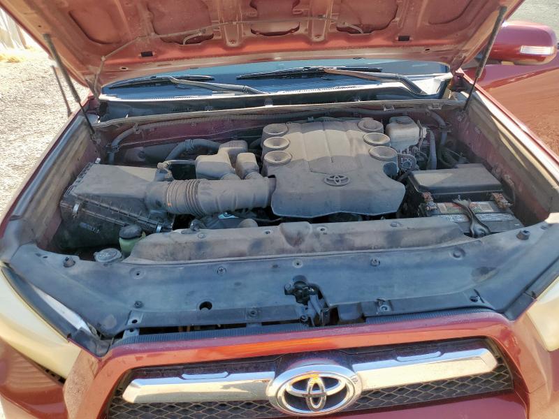 JTEZU5JR2B5028177 - 2011 TOYOTA 4RUNNER SR5 红色 照片 12
