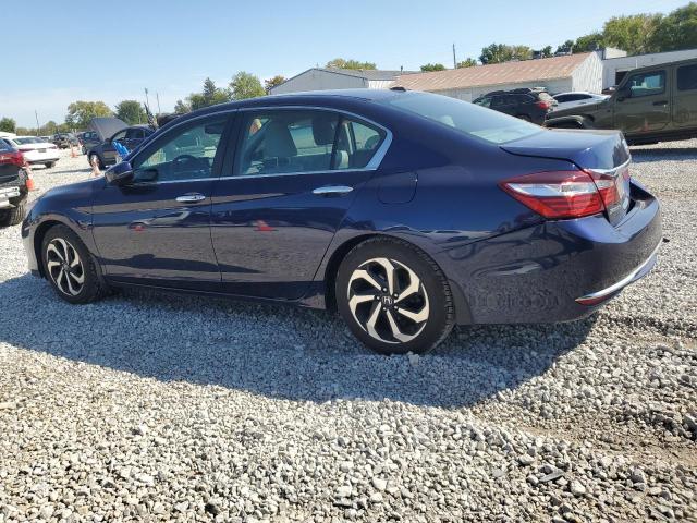 1HGCR2F92HA169366 - 2017 HONDA ACCORD EXL BLUE photo 2