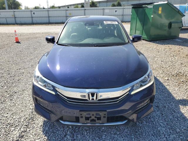 1HGCR2F92HA169366 - 2017 HONDA ACCORD EXL BLUE photo 5