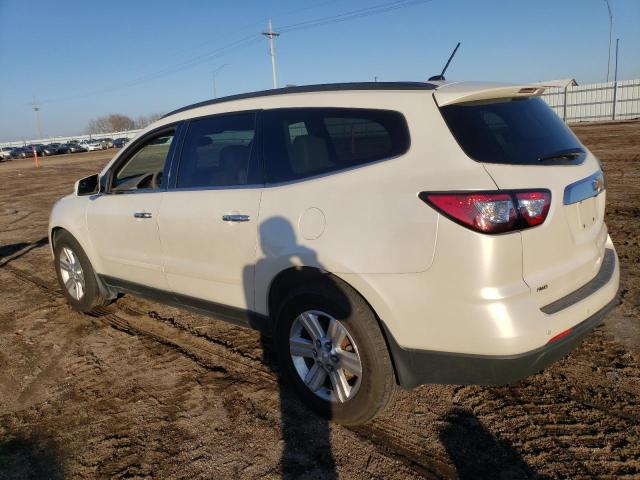 1GNKVJKD2DJ124293 - 2013 CHEVROLET TRAVERSE LT CREAM photo 2