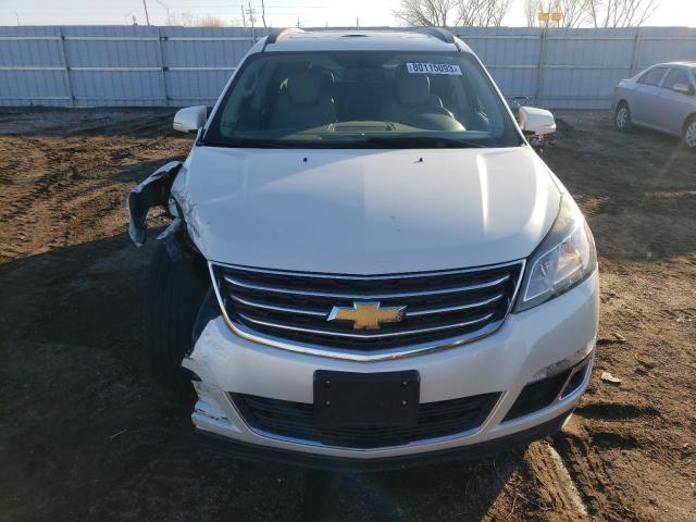 1GNKVJKD2DJ124293 - 2013 CHEVROLET TRAVERSE LT CREAM photo 5