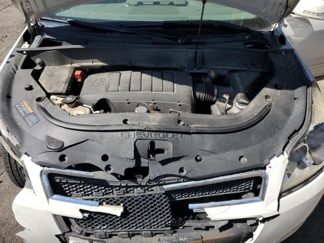 1GNKVJED1CJ106619 - 2012 CHEVROLET TRAVERSE LT WHITE photo 12
