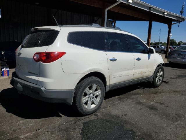 1GNKVJED1CJ106619 - 2012 CHEVROLET TRAVERSE LT WHITE photo 3