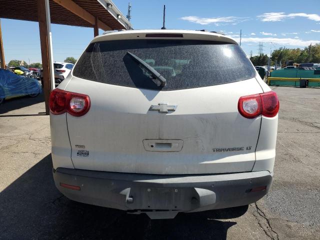 1GNKVJED1CJ106619 - 2012 CHEVROLET TRAVERSE LT WHITE photo 6