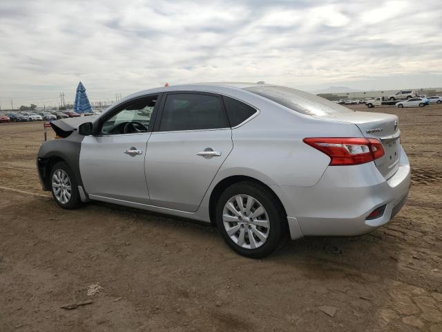 3N1AB7AP3HY363528 - 2017 NISSAN SENTRA S SILVER photo 2