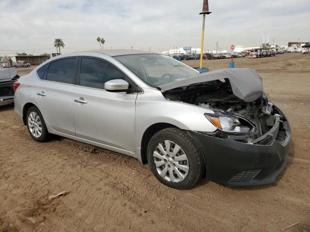 3N1AB7AP3HY363528 - 2017 NISSAN SENTRA S SILVER photo 4