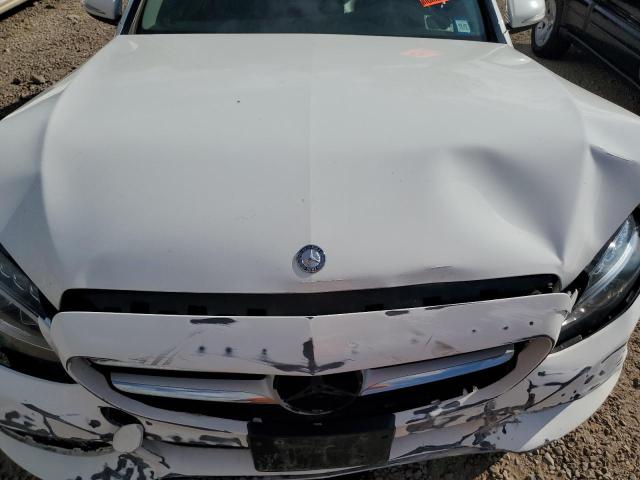 55SWF4KB2FU034285 - 2015 MERCEDES-BENZ C 300 4MATIC WHITE photo 11