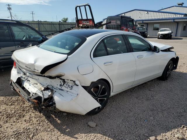 55SWF4KB2FU034285 - 2015 MERCEDES-BENZ C 300 4MATIC WHITE photo 3