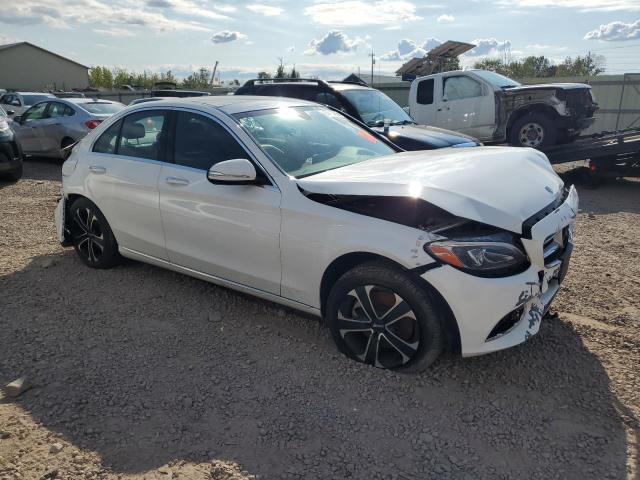 55SWF4KB2FU034285 - 2015 MERCEDES-BENZ C 300 4MATIC WHITE photo 4