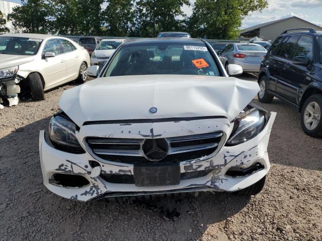 55SWF4KB2FU034285 - 2015 MERCEDES-BENZ C 300 4MATIC WHITE photo 5