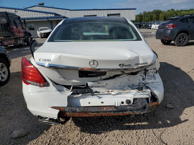 55SWF4KB2FU034285 - 2015 MERCEDES-BENZ C 300 4MATIC WHITE photo 6