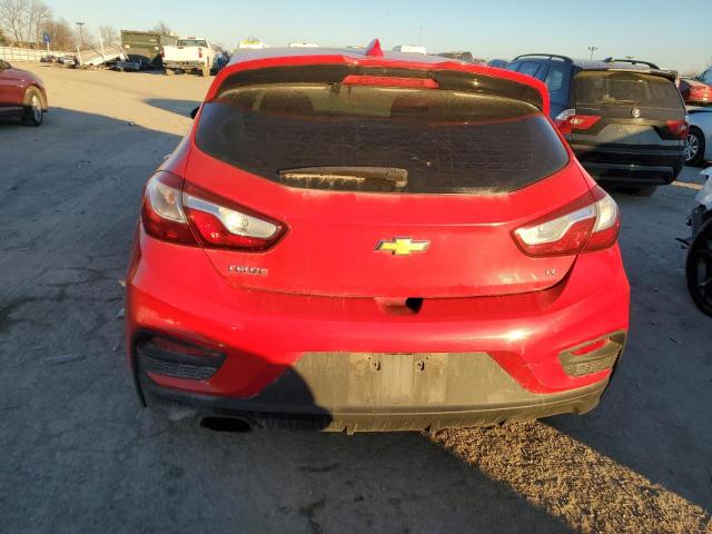 3G1BE6SM0JS633534 - 2018 CHEVROLET CRUZE LT RED photo 6