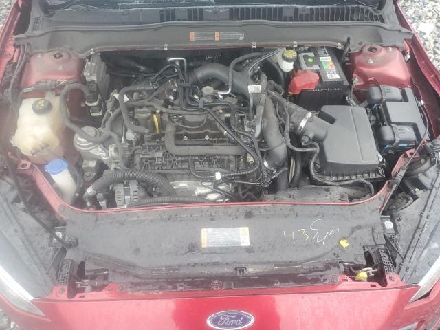 3FA6P0HD2KR162010 - 2019 FORD FUSION SE Красный фото 11