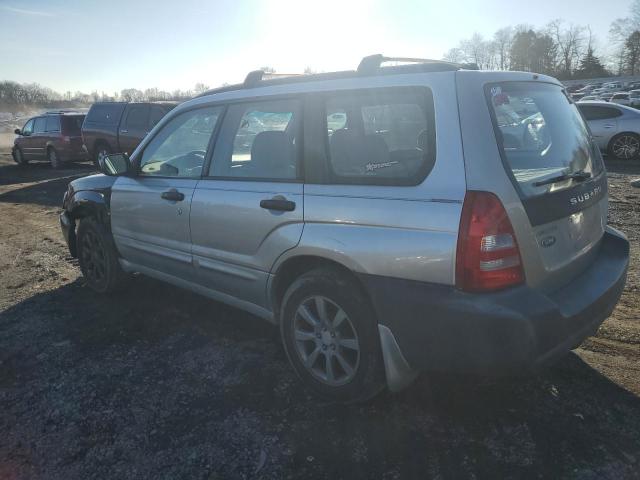 JF1SG656X5H720103 - 2005 SUBARU FORESTER 2.5XS Сріблястий фото 2
