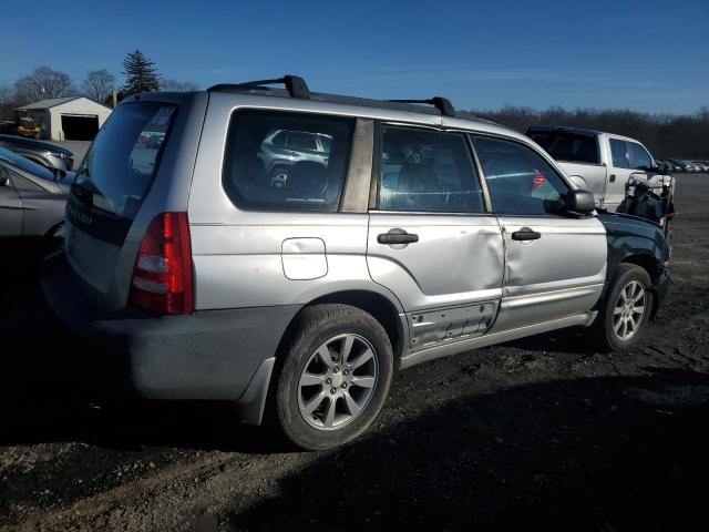 JF1SG656X5H720103 - 2005 SUBARU FORESTER 2.5XS Сріблястий фото 3