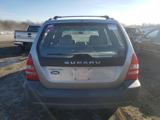 JF1SG656X5H720103 - 2005 SUBARU FORESTER 2.5XS Сріблястий фото 6