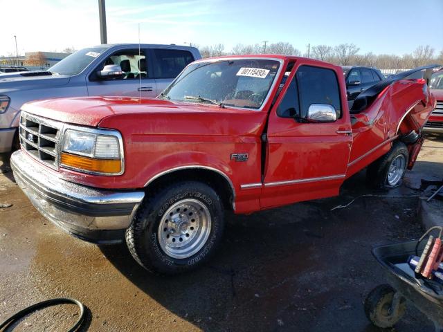 1FTDF15N3PNA02249 - 1993 FORD F150 RED photo 1