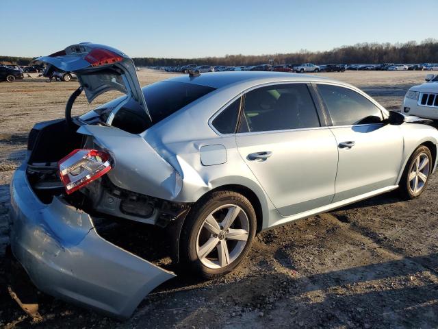 1VWBH7A39CC060295 - 2012 VOLKSWAGEN PASSAT SE TURQUOISE photo 3