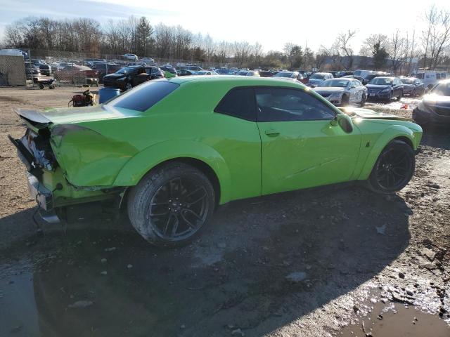 2C3CDZFJ9KH627322 - 2019 DODGE CHALLENGER R/T SCAT PACK GREEN photo 3