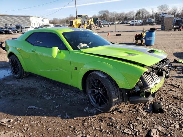 2C3CDZFJ9KH627322 - 2019 DODGE CHALLENGER R/T SCAT PACK GREEN photo 4