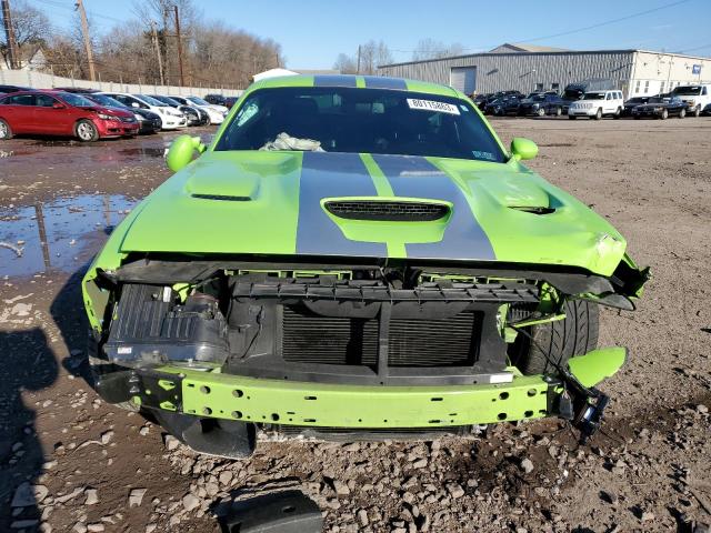 2C3CDZFJ9KH627322 - 2019 DODGE CHALLENGER R/T SCAT PACK GREEN photo 5