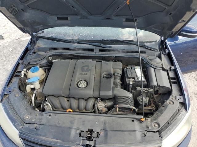 3VWDZ7AJ4BM087101 - 2011 VOLKSWAGEN JETTA SE 蓝色 照片 11