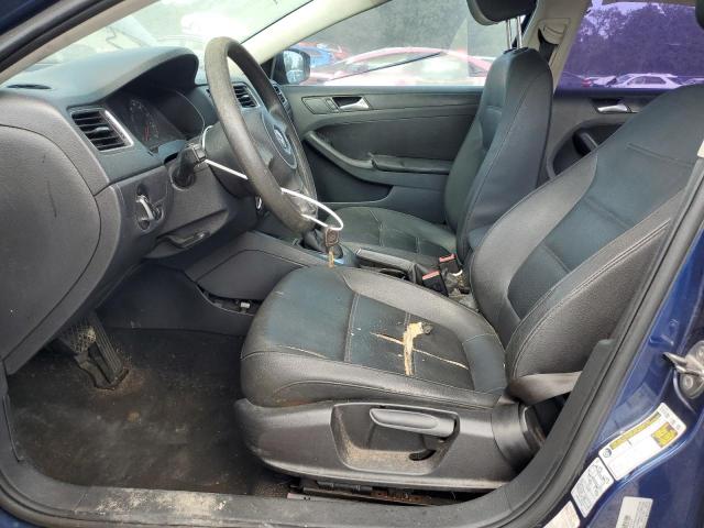 3VWDZ7AJ4BM087101 - 2011 VOLKSWAGEN JETTA SE 蓝色 照片 7